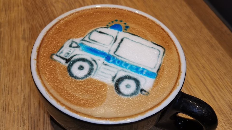 Kaffeetasse Polizei